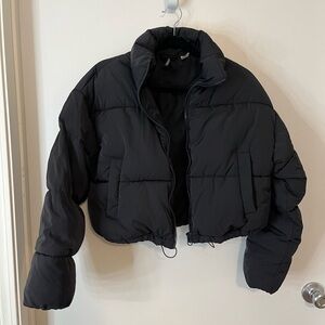 Cropped H&M puffer coat like new